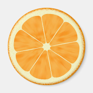 Imán Naranja Slice