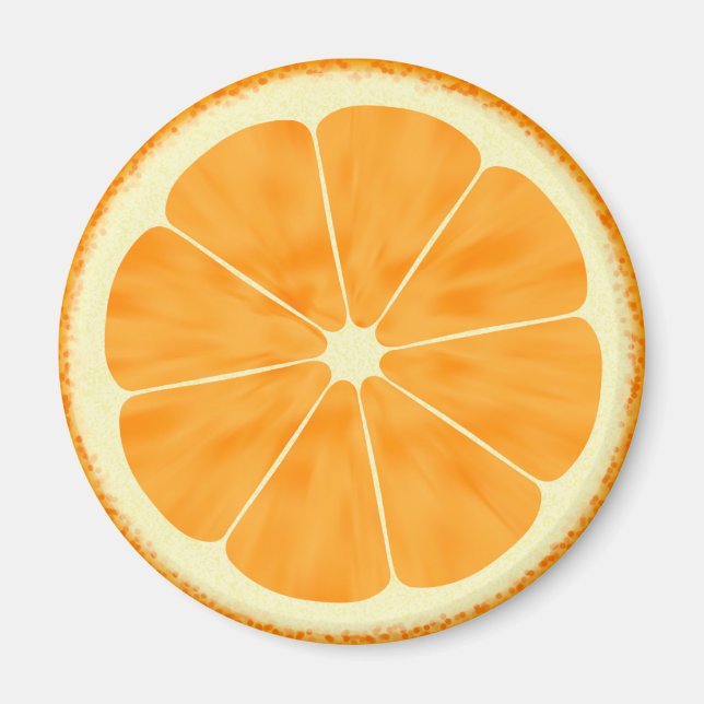 Imán Naranja Slice (Frente)