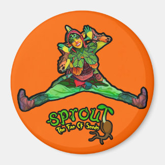 Imán Naranja Sprout Magnet