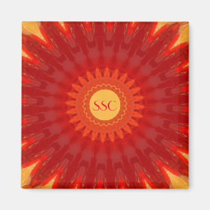 Imán Naranja Starburst