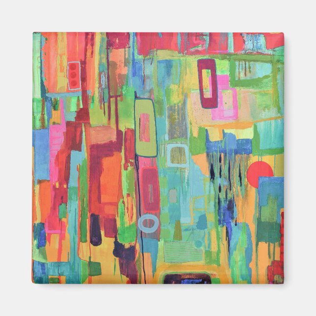 Imán Naranja Sunshine Magnet (Frente)