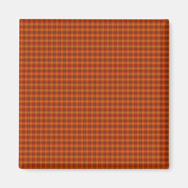 Imán Naranja Tartan Magnet (Frente)