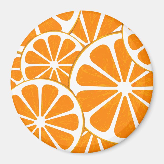 Imán naranjas. (Frente)