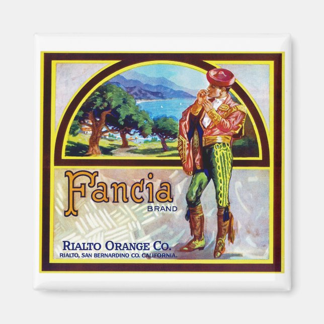 Imán Naranjas Fancia (Frente)