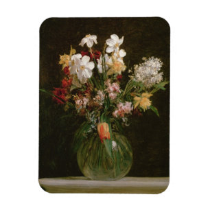 Imán Narcisses Blancs, Jacinthes y Tulipes, 1864
