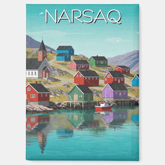 Imán Narsaq Greenland Travel (Anverso)