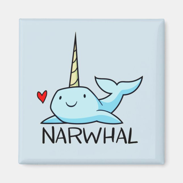 Imán Narwhal (Frente)