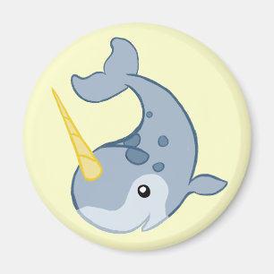 Imán Narwhal lindo