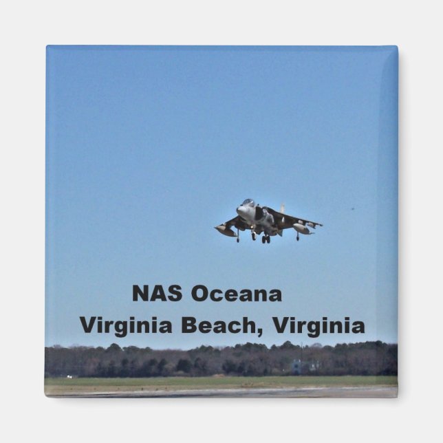 Imán NAS Oceana, Virginia Beach, Virginia (Frente)