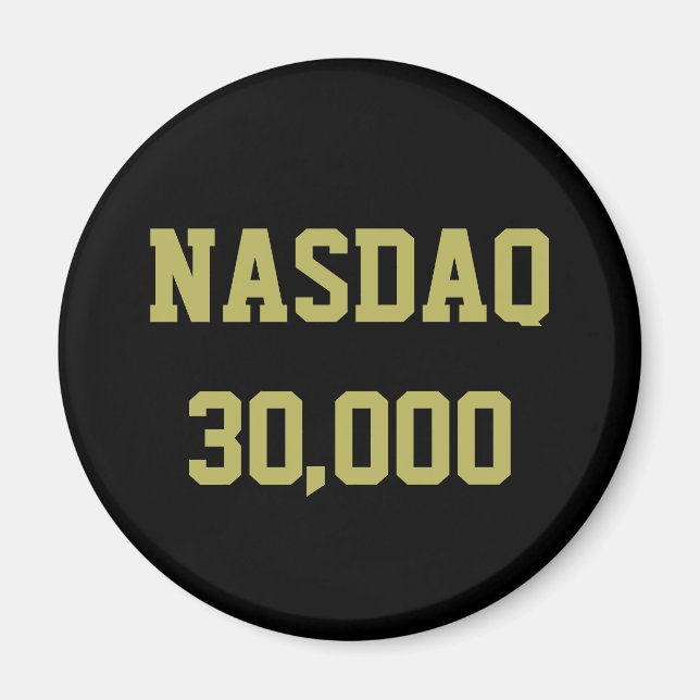 Imán NASDAQ 30000 Stock Market Celebration (Frente)