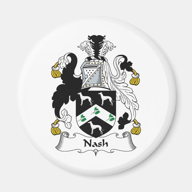 Imán Nash Family Crest (Frente)
