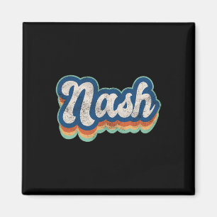 Imán Nash Nombre de pila Chico Estilo Retro 70s 80s Per
