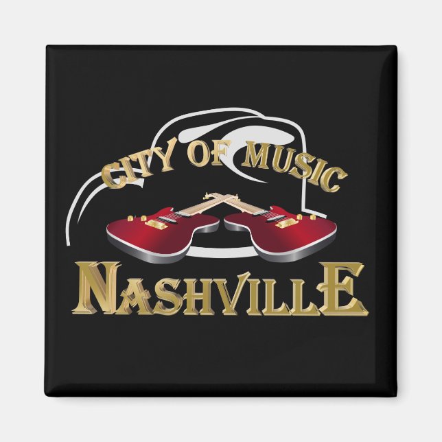 Imán Nashville. Ciudad de la música (Frente)