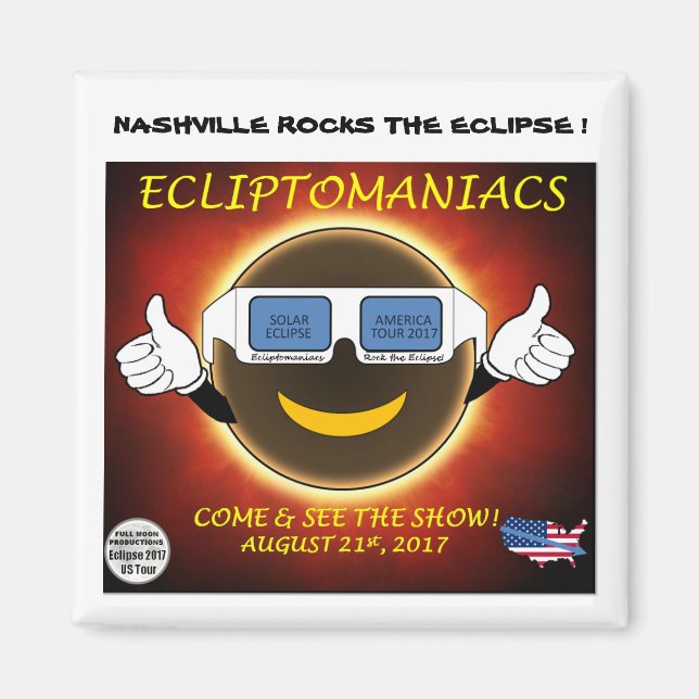 Imán Nashville Eclipse Magnet (Frente)