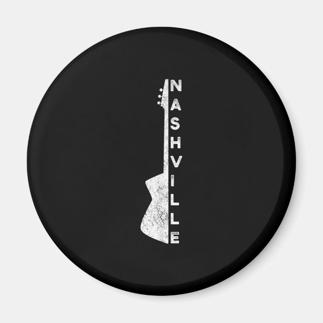Imán Nashville Guitar Country Music Avers Gifts (Frente)