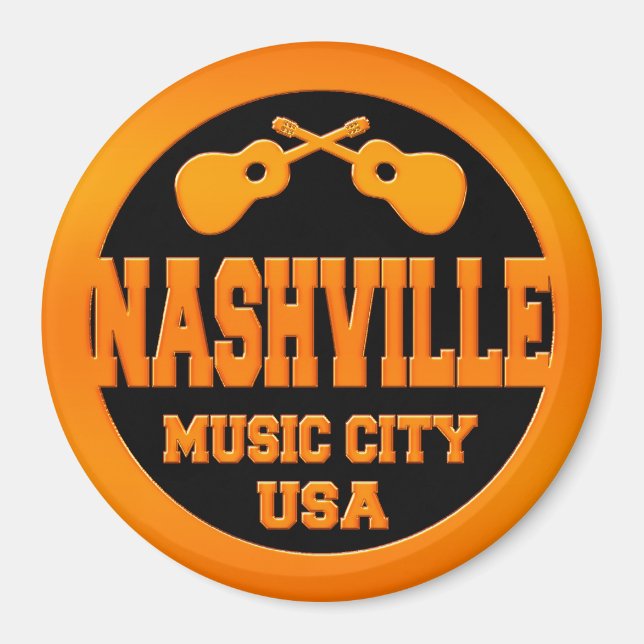 Imán Nashville Music City USA (Frente)
