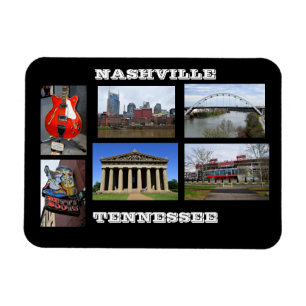 Imán Nashville Tennessee Flexible Photo Magnet