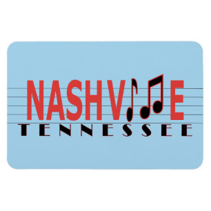 Imán Nashville TN Fridge Magnet