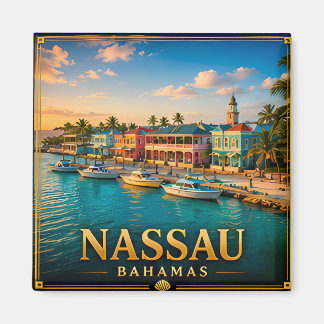 Imán Nassau Bahamas Escape Isla del Caribe Vista 📍