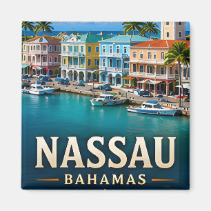 Imán Nassau Crystal Waters y paraíso bahameño