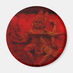 Imán Nataraj que baila el rojo Grung de la estatua del