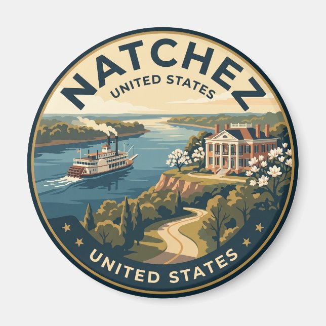 Imán Natchez Mississippi (Frente)