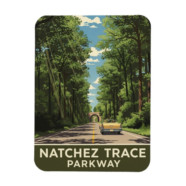 Imán Natchez Trace Parkway (Vertical)