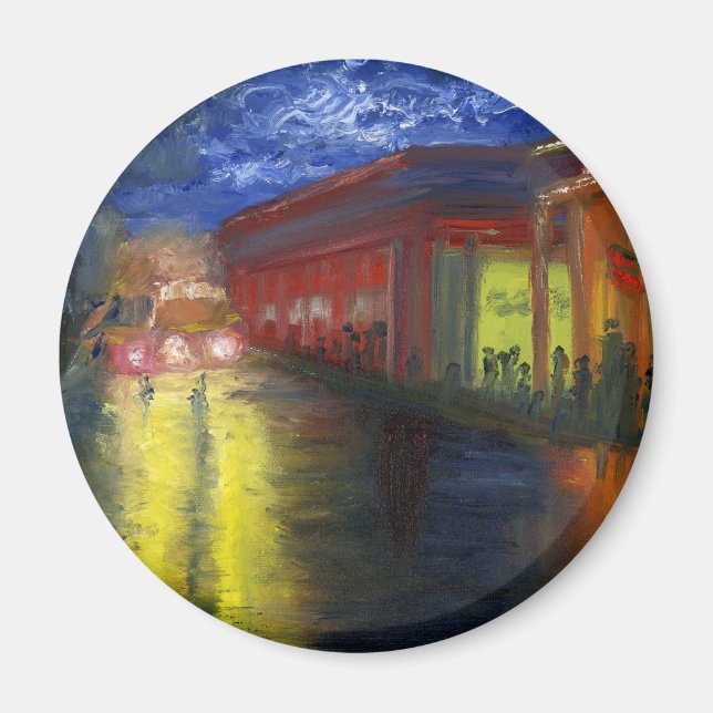 Imán Natchitoches, Luisiana de noche (Frente)