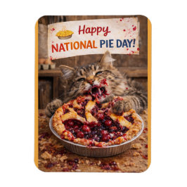 Imán National Pie Day Card, Photo Magnet