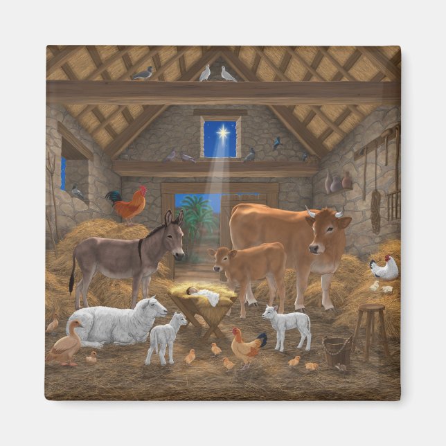 Imán Natividad de los Navidades de la Santa Noche (Frente)