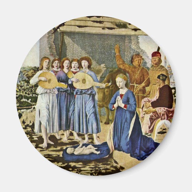 Imán Natividad De Piero Della Francesca (Mejor Calidad) (Frente)