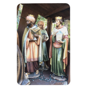 Imán Natividad navidades. 3 Reyes. Sanibel Es., EEUU.