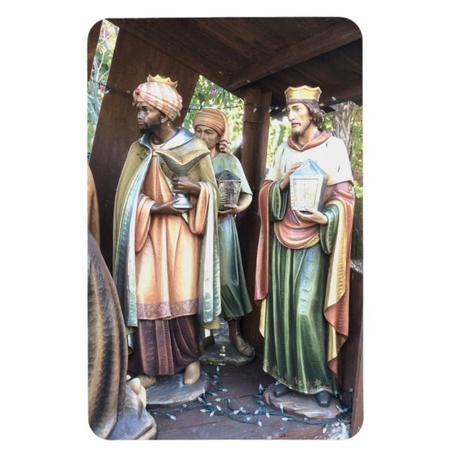 Imán Natividad navidades. 3 Reyes. Sanibel Es., EEUU. (Vertical)