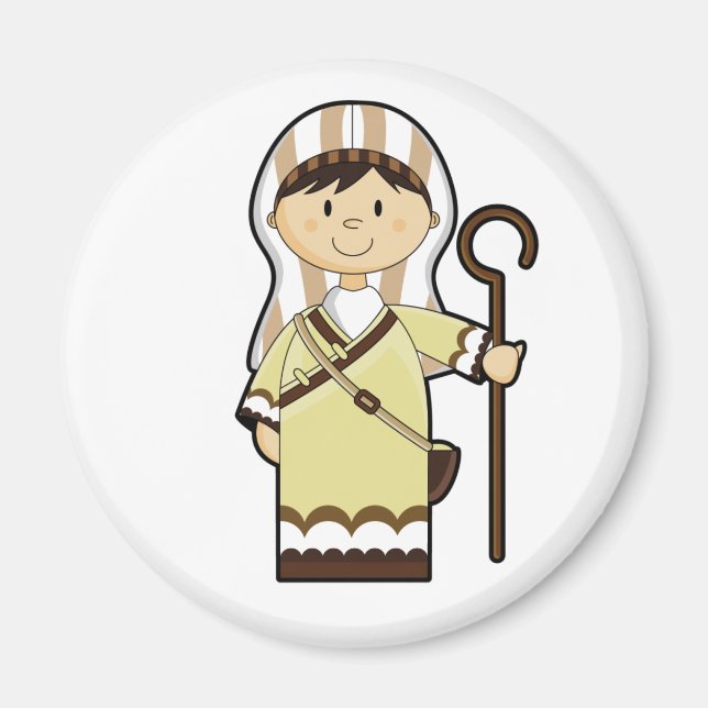 Imán Natividad Shepherd Magnet (Frente)