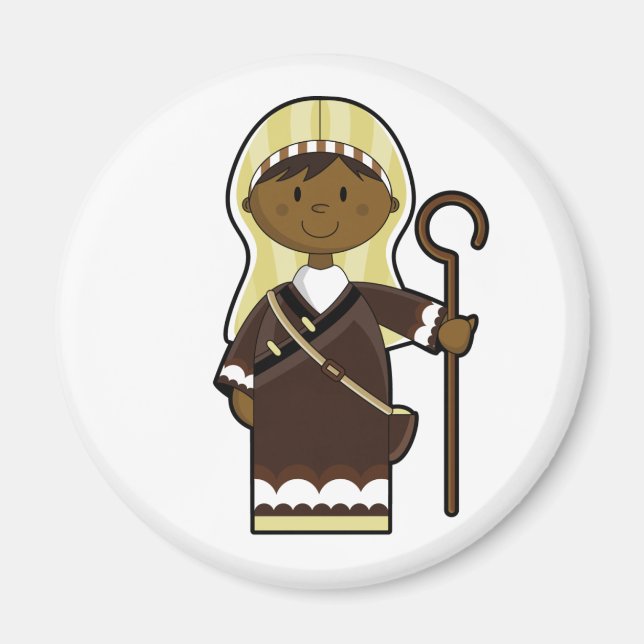Imán Natividad Shepherd Magnet (Frente)