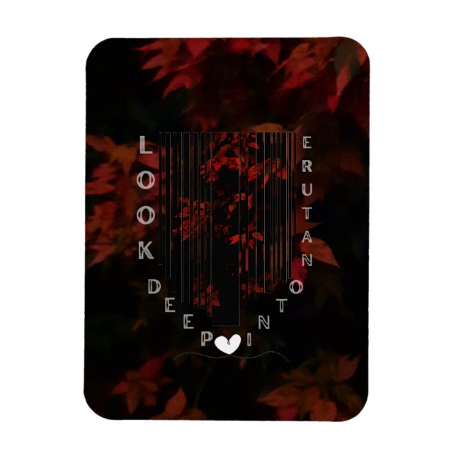 Imán Naturaleza Amor moderno (Vertical)