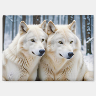 Imán Naturaleza de los animales lobo Vida silvestre