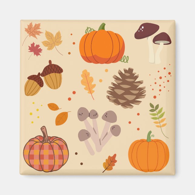 Imán Naturaleza de otoño (Frente)