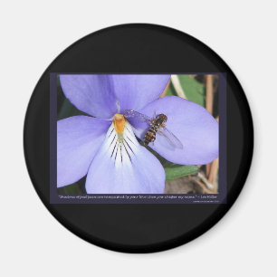 Imán Naturaleza De Violeta De Pata De Pájaro De Amor
