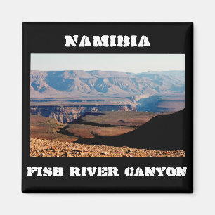 Imán Naturaleza del cañón del río Peces de Namibia