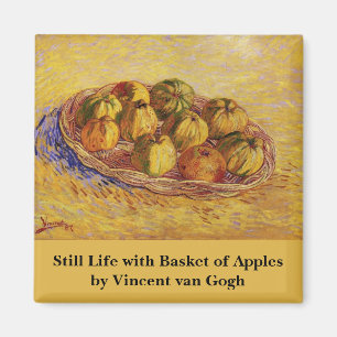 Imán Naturaleza muerta, Cesta de manzanas por Vincent v