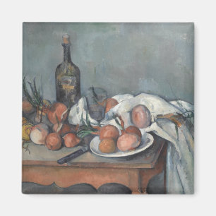 Imán Naturaleza muerta con cebolla, pintura al óleo, Pa