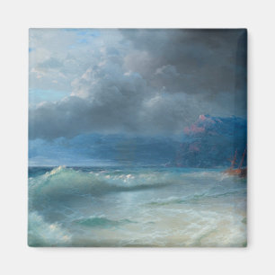 Imán naufragio en una mañana tormentosa, Aivazovsky