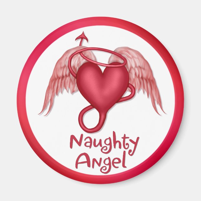 Imán Naughty Angel (Frente)