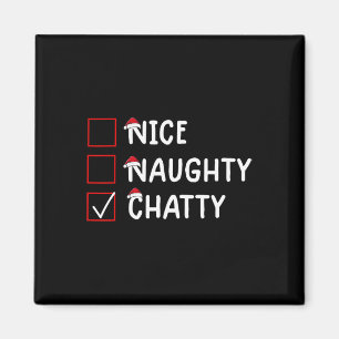 Imán Naughty Chatty Cute Navidades