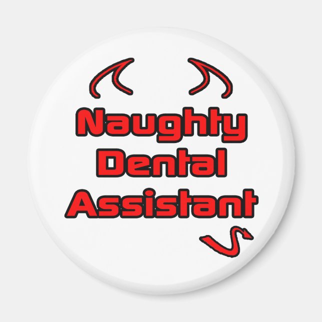 Imán Naughty Dental Assistant (Frente)