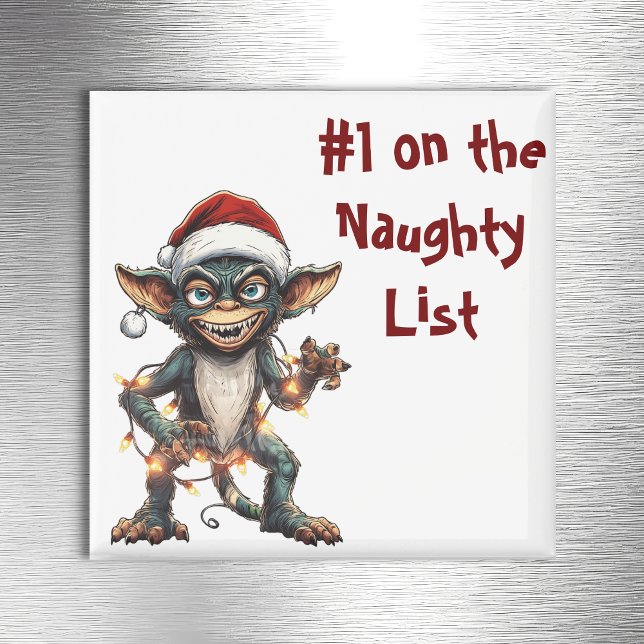 Imán Naughty List Gremlin (Subido por el creador)