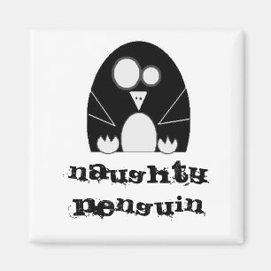 Imán NAUGHTYPENGUIN, pingüino travieso
