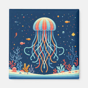 Imán náutica/playa/medusas costeras