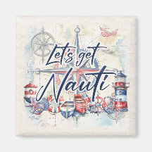 Nautical Coastal Beach Boat Themed Vamos a consegu